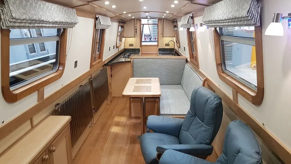 Inside Equilibrium, looking along the saloon